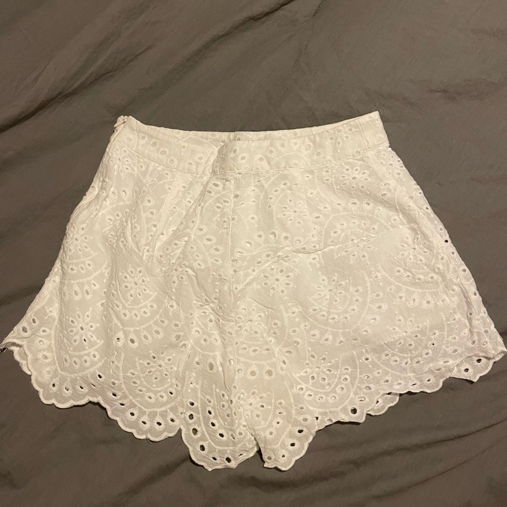 White Tobi shorts